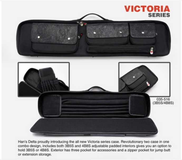 Black 3x5 or 4x8 Cue Case