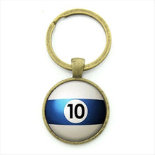 Billiards pattern keychain - 16 Style Choices