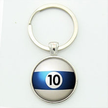 Billiards pattern keychain - 16 Style Choices